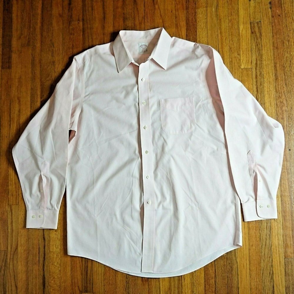 Brooks Brothers Men’s Non-Iron 346 Sz L 16 1/2-4/5